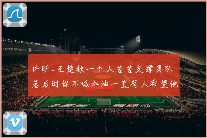 许昕_王楚钦一个人苦苦支撑男队 落后时你不喊加油一直有人希望他输